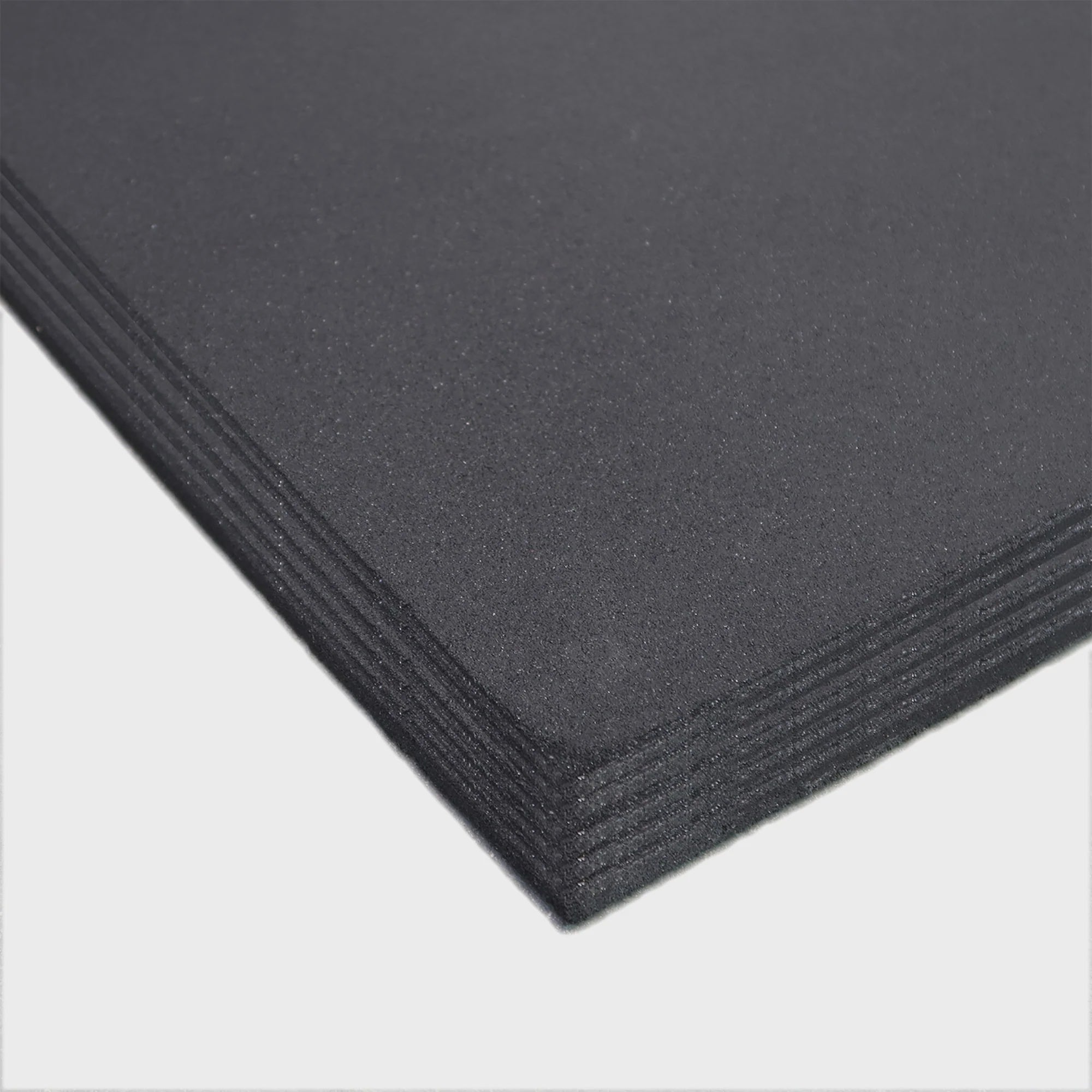Cross Design Black Rubber Gym Floor Tiles / Gym Mats – 1m x 1m x 15mm x 10 pieces: Package Deal