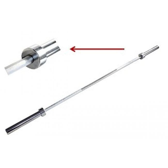 15kg Morgan Women's Olympic Chrome Barbell - 550KG Max Capacity Musclemania Fitness MegaStore