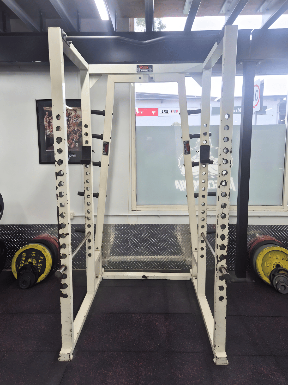 YORK USA COMMERCIAL POWER CAGE (EX-GYM MODEL)