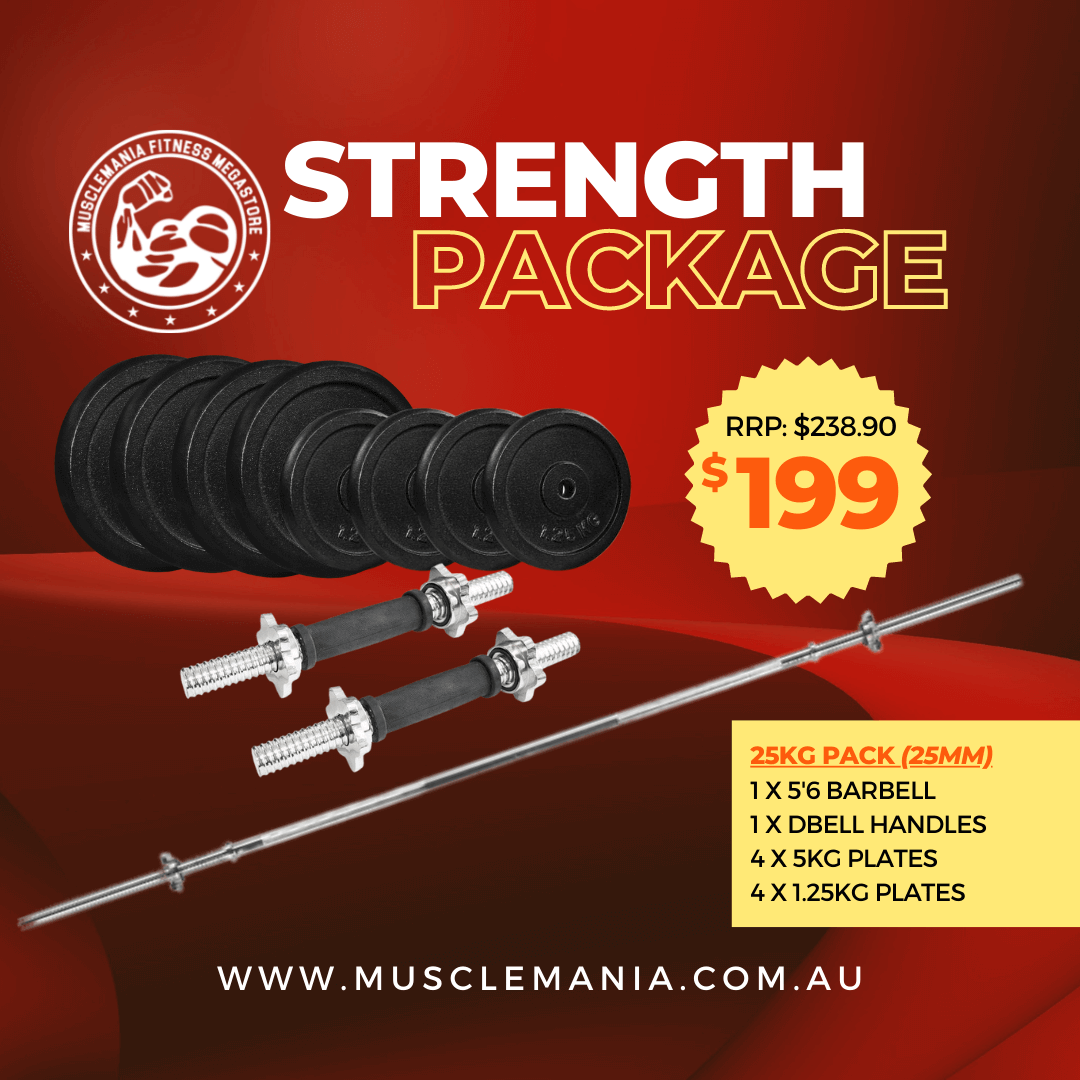 25KG Strength Package (25mm) Musclemania Fitness MegaStore