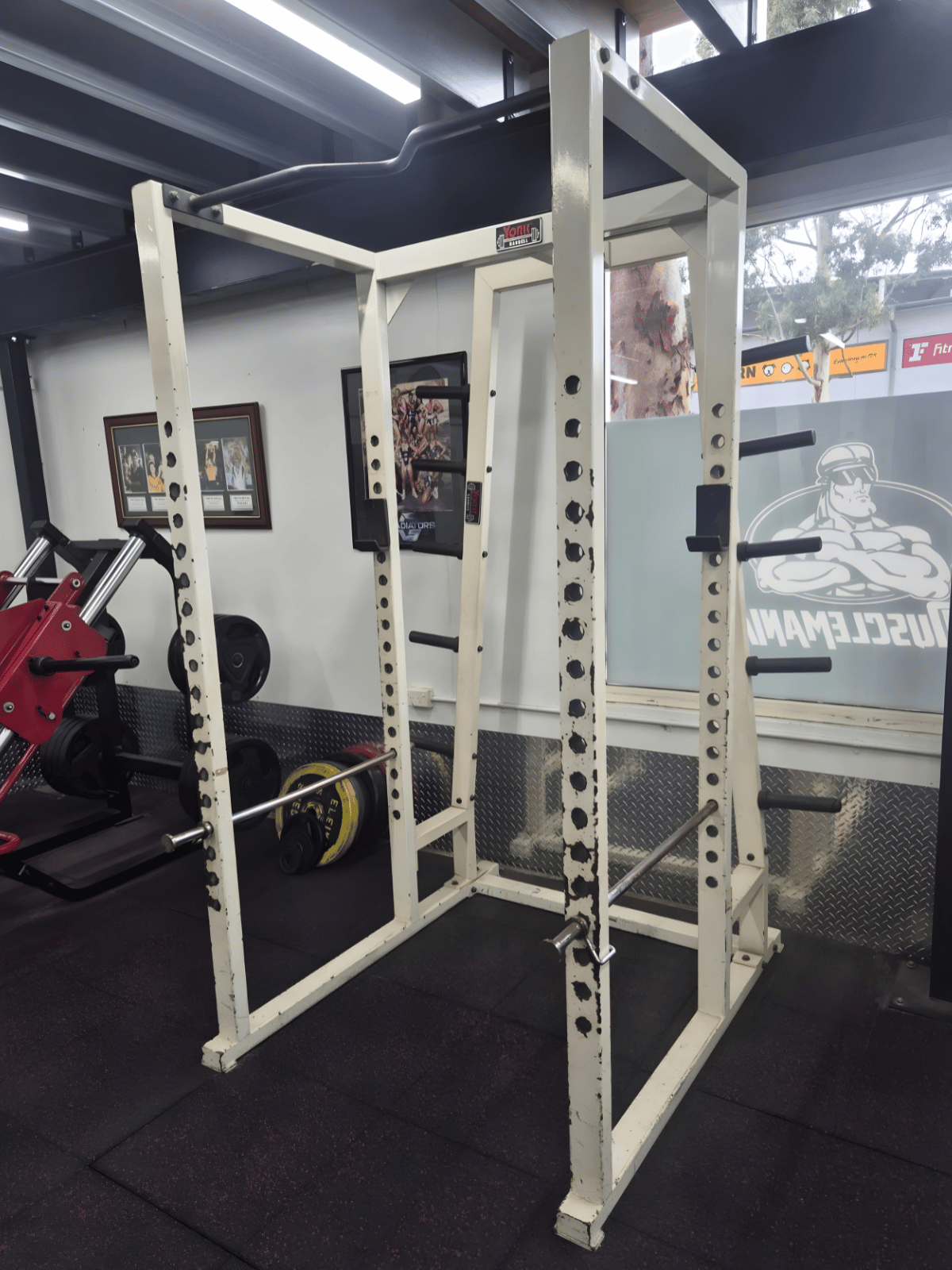 YORK USA COMMERCIAL POWER CAGE (EX-GYM MODEL)