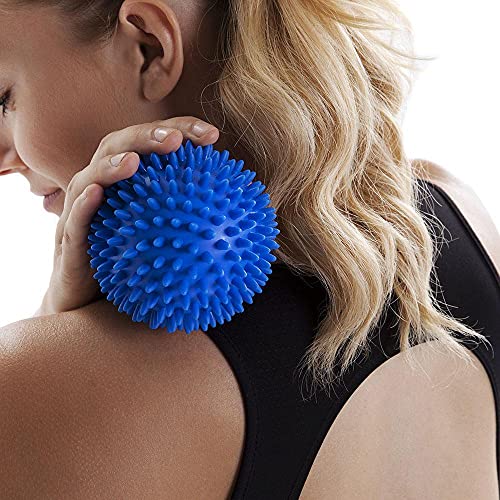 66fit Spiky 10cm Hard Massage Ball x 1pc - Trigger Point Reflexology Stress Release Musclemania Fitness MegaStore