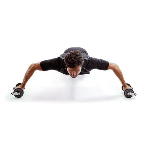 66fit Twin Ab Roller Wheels with Kneel Pad Musclemania Fitness MegaStore