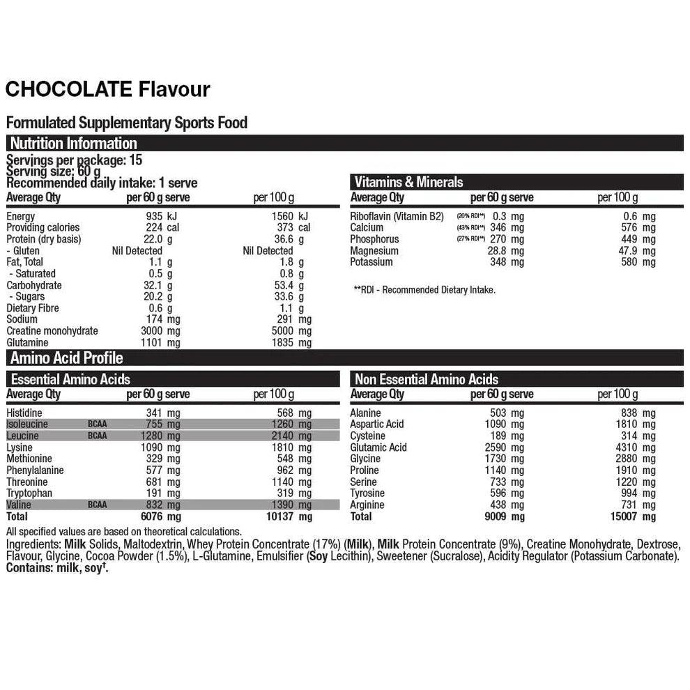 BSC Perform & Recover Protein