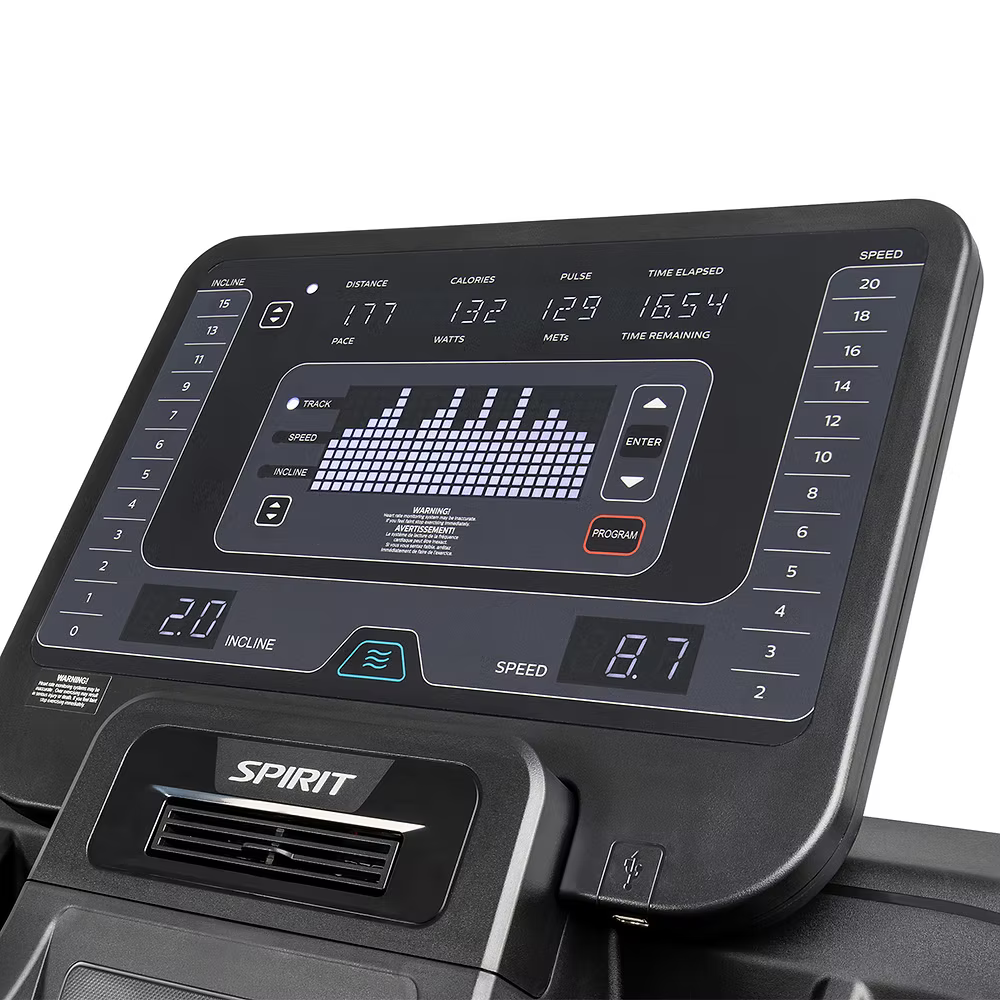 SPIRIT COMMERCIAL CT850+ TREADMILL - 4.0 H/P AC MOTOR