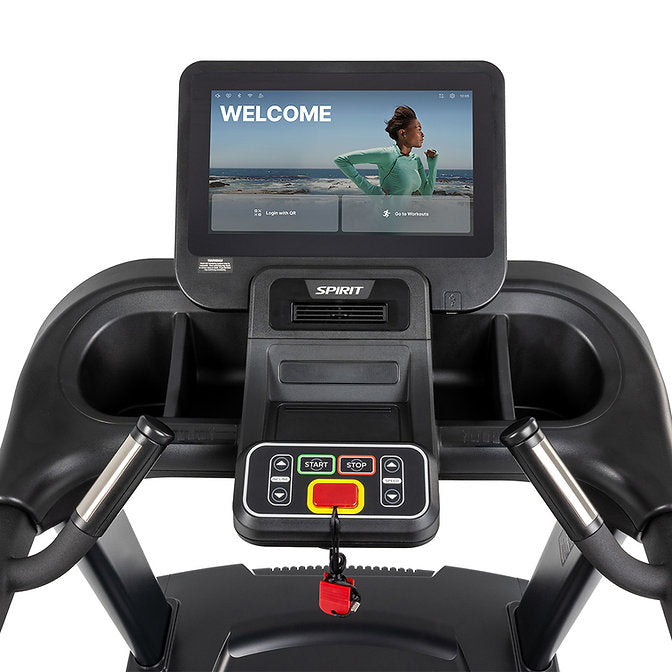 SPIRIT COMMERCIAL CT800ENT TREADMILL - 3.0 H/P AC MOTOR WITH ENTERTAINMENT SCREEN