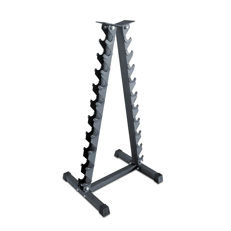 Chrome Dumbbell + Triangle Storage Rack - 1-10kg Package