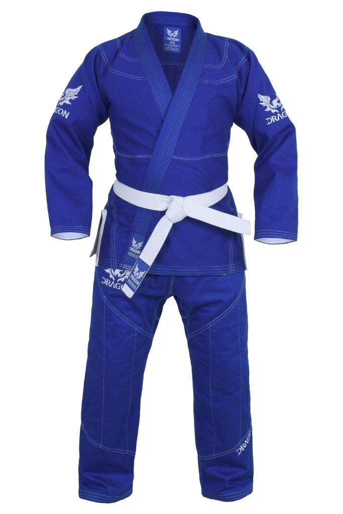 DRAGON V2 450GSM BJJ GI - IBJJF APPROVED (BLUE)