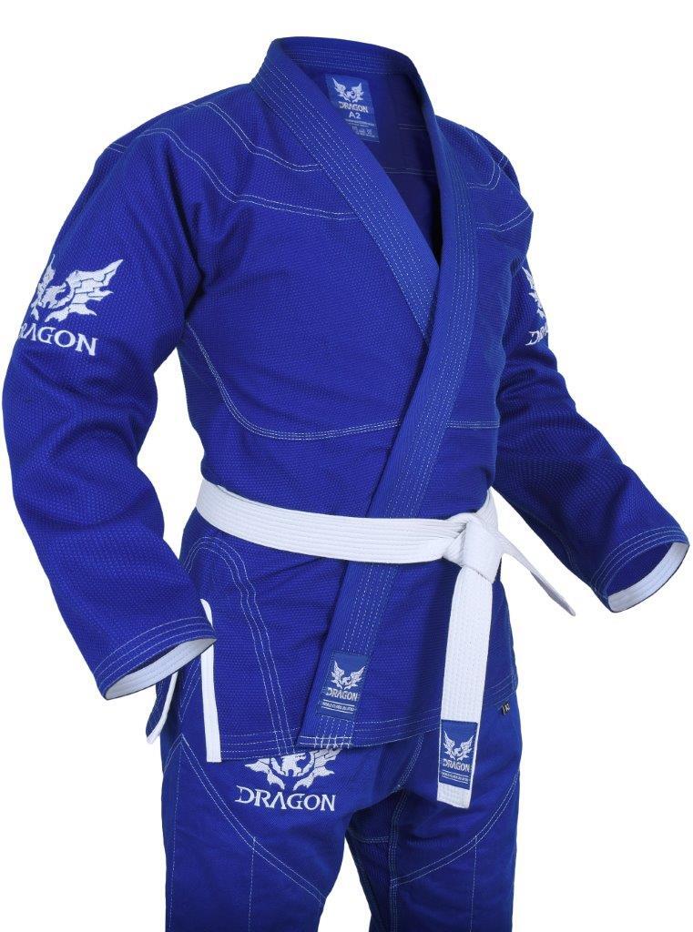 DRAGON V2 450GSM BJJ GI - IBJJF APPROVED (BLUE)