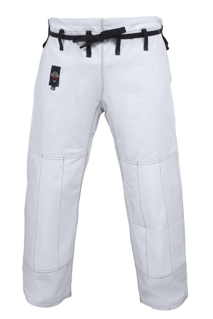 DRAGON FIGHT WEAR COMPETITION BJJ PANTS (WHITE)