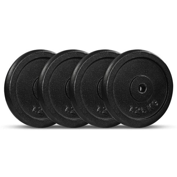 Black Cast Iron Weight Plates (for 25MM bars), Sold in pairs, $4/kg starting from: Musclemania Fitness MegaStore