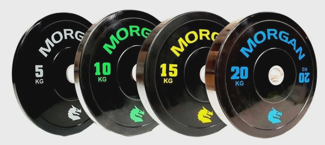 PACKAGE DEAL - 100KG MORGAN OLYMPIC BUMPER PLATE PACKAGE