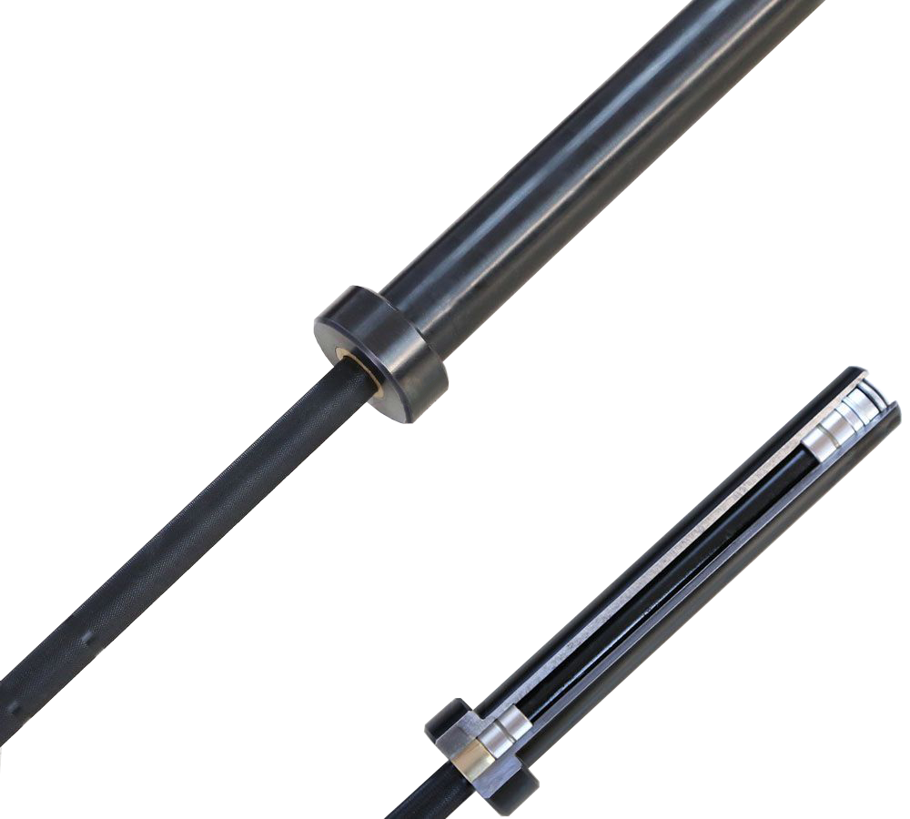 MORGAN 15KG LADIES OLYMPIC BARBELL | BLACK HARDENED CHROME WOMEN’S WEIGHTLIFTING BAR