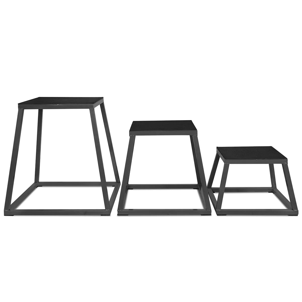 Cortex Plyo Box Triple Set Black (30, 45, 60cm)