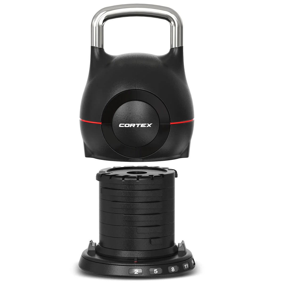 CORTEX 7-in-1 RevoLock Quick Adjust 20kg Kettlebell