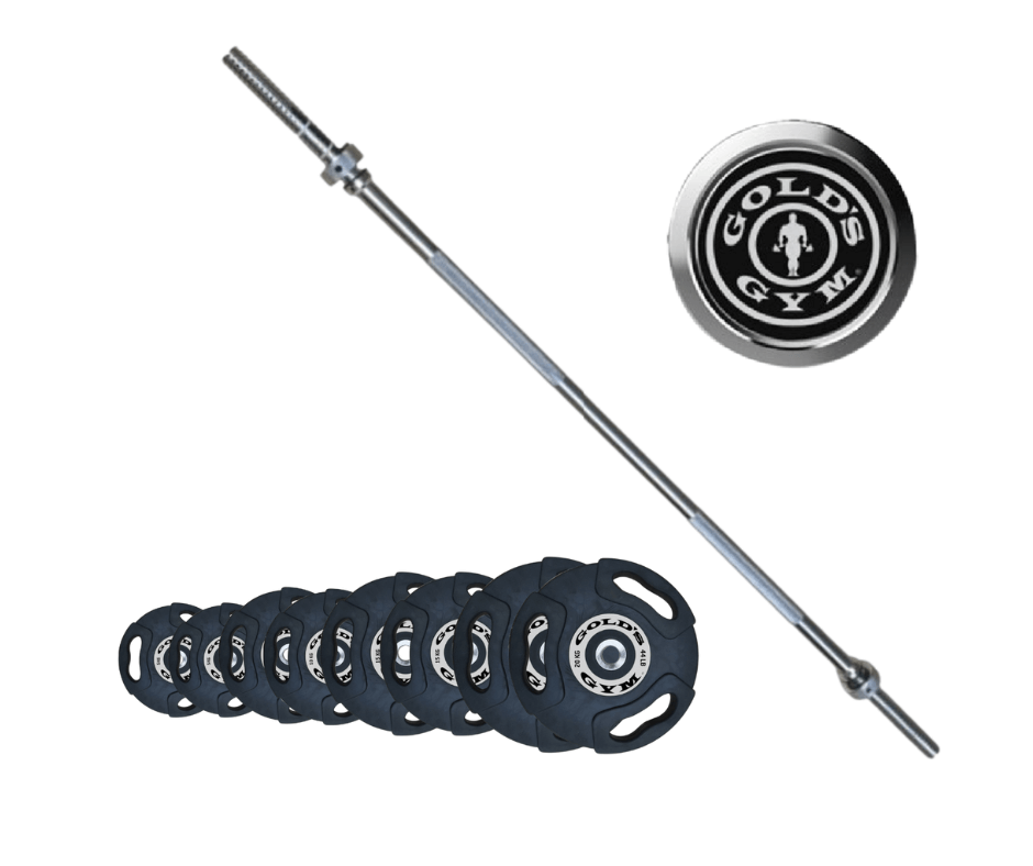 Golds gym weight plate set hotsell