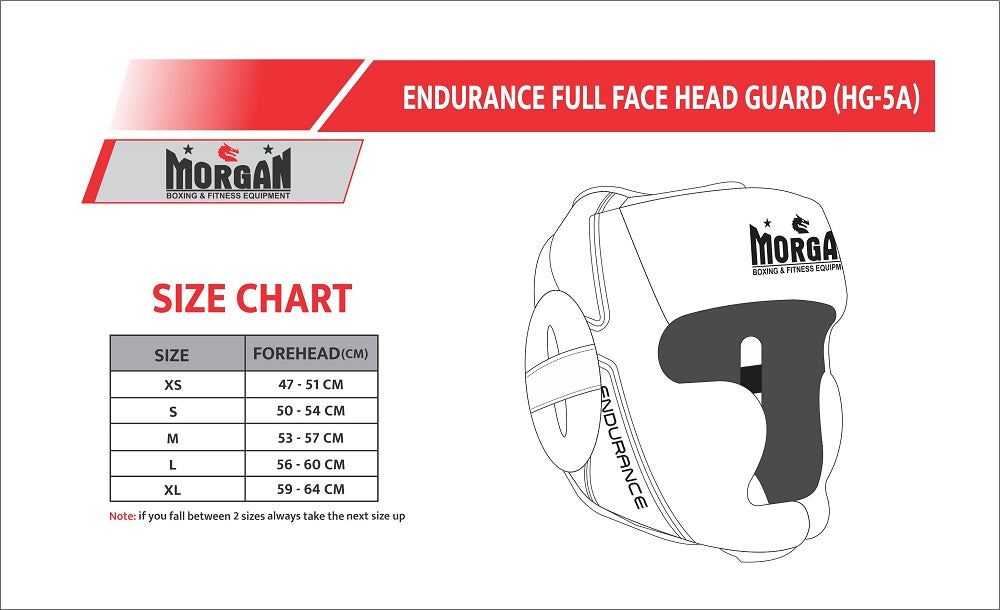 MORGAN V2 ENDURANCE FULL FACE HEAD GUARD | BOXING & MARTIAL ARTS SPARRING HEADGEAR