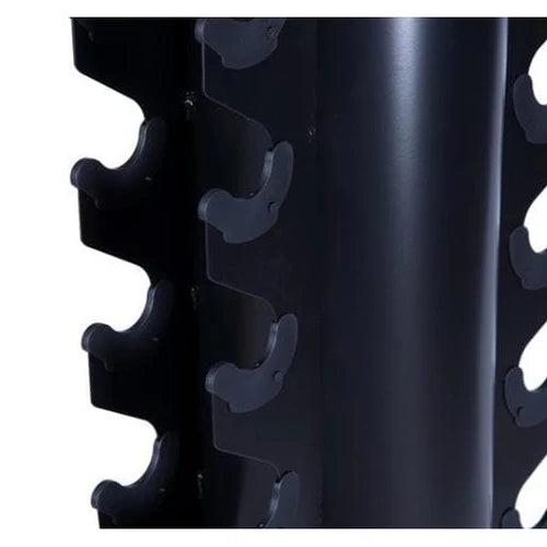 1 - 10kg Rubber Hex Dumbbell Pack + Vertical Stand