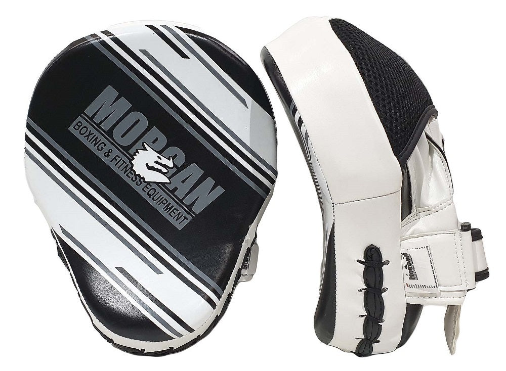 MORGAN AVENTUS LEATHER FOCUS PADS (PAIR) | PROFESSIONAL BOXING & TRAINING MITTS