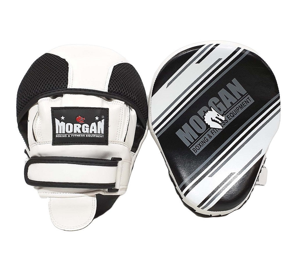 MORGAN AVENTUS LEATHER FOCUS PADS (PAIR) | PROFESSIONAL BOXING & TRAINING MITTS