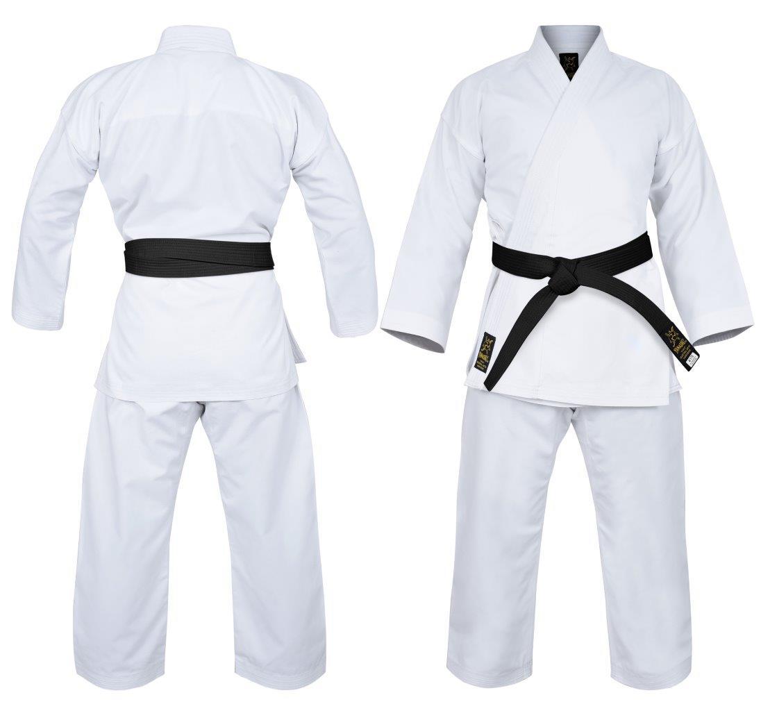 YAMASAKI GOLD DELUXE BRUSHED CANVAS KARATE UNIFORM - 14OZ