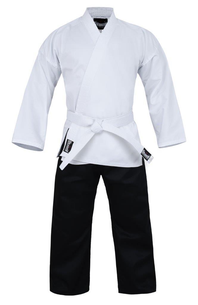 DRAGON KARATE SALT & PEPPER UNIFORM (8oz)