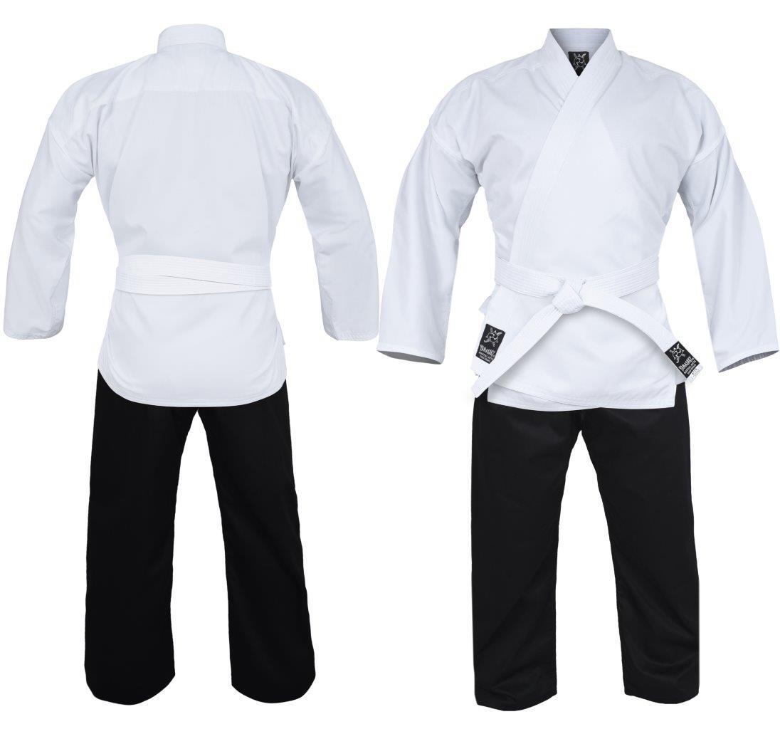 YAMASAKI PRO BLACK & WHITE KARATE UNIFORM (10OZ)