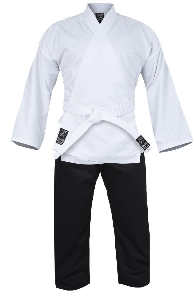 YAMASAKI PRO BLACK & WHITE KARATE UNIFORM (10OZ)
