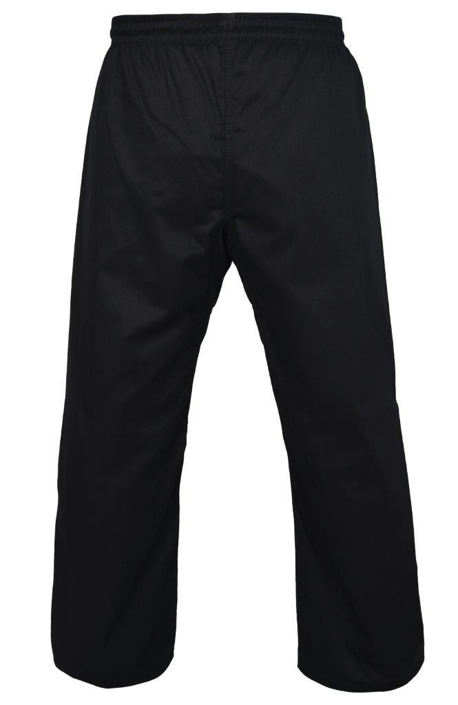YAMASAKI PRO GI MARTIAL ARTS PANTS (BLACK) 10OZ | LIGHTWEIGHT KARATE & MARTIAL ARTS TROUSERS