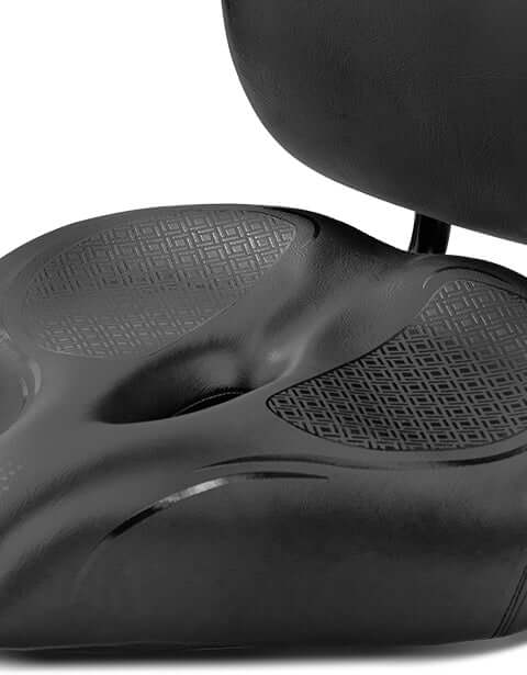 LIFESPAN FITNESS EXTRA SUPPORT BIKE SADDLE WITH BACKREST | ERGONOMIC SPIN & EXERCISE BIKE SEAT