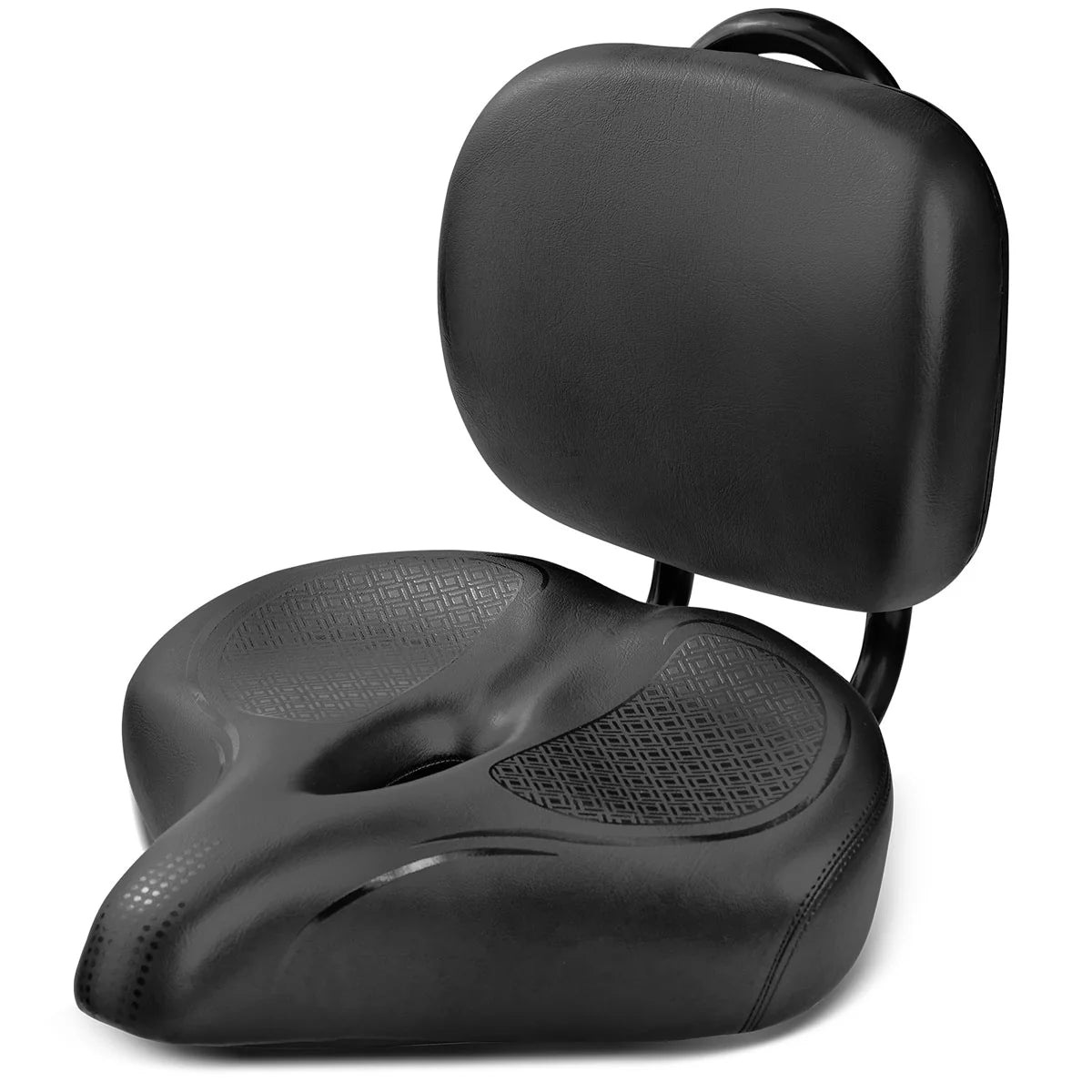 LIFESPAN FITNESS EXTRA SUPPORT BIKE SADDLE WITH BACKREST | ERGONOMIC SPIN & EXERCISE BIKE SEAT