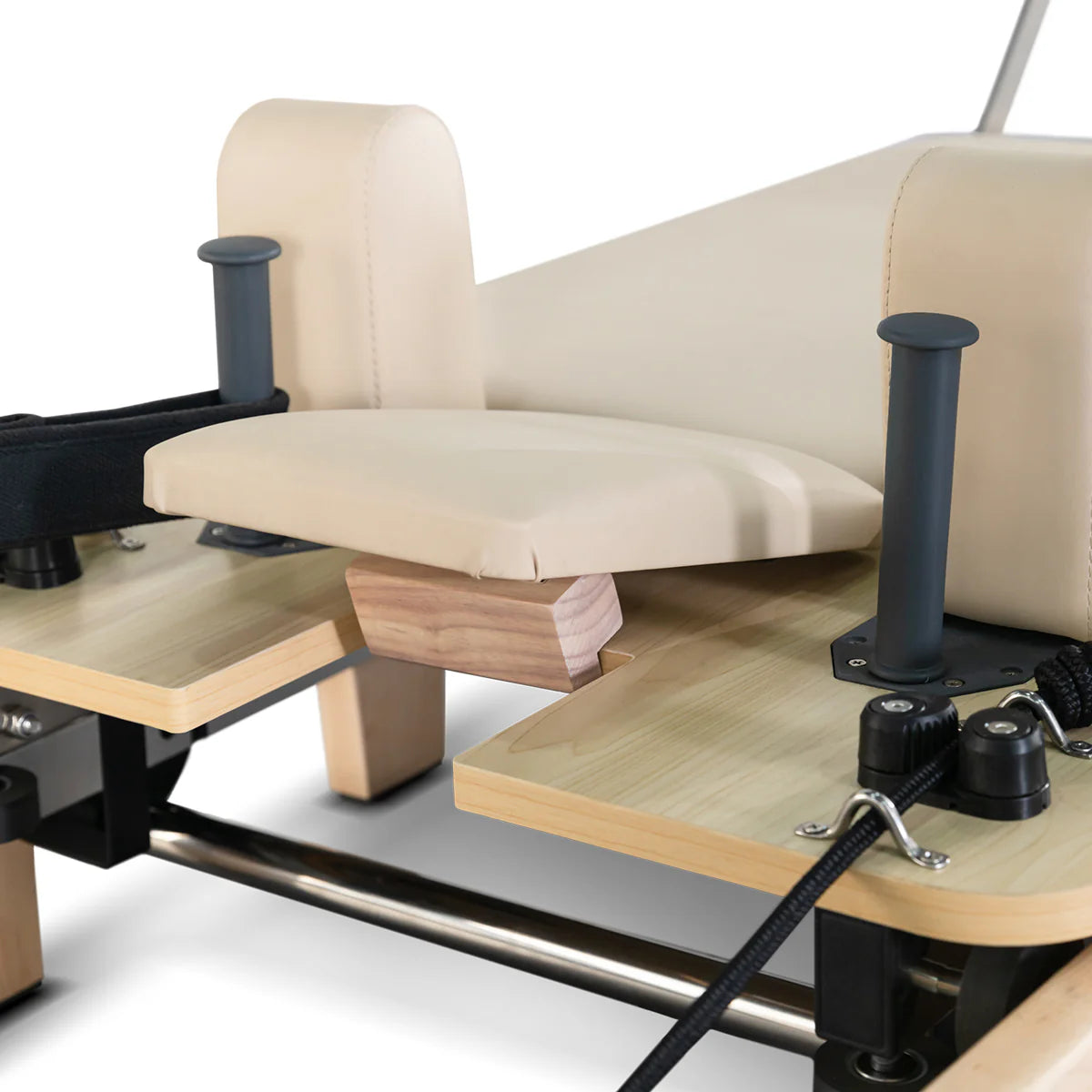 Lifespan Fitness Contour Folding Wooden Pilates Reformer (Beige) - See in Our Menai Showroom Now!