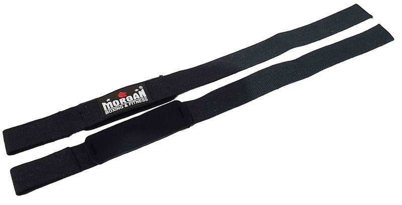 MORGAN POWER LIFTING STRAPS | COTTON WEIGHTLIFTING STRAPS WITH WRIST SUPPORT