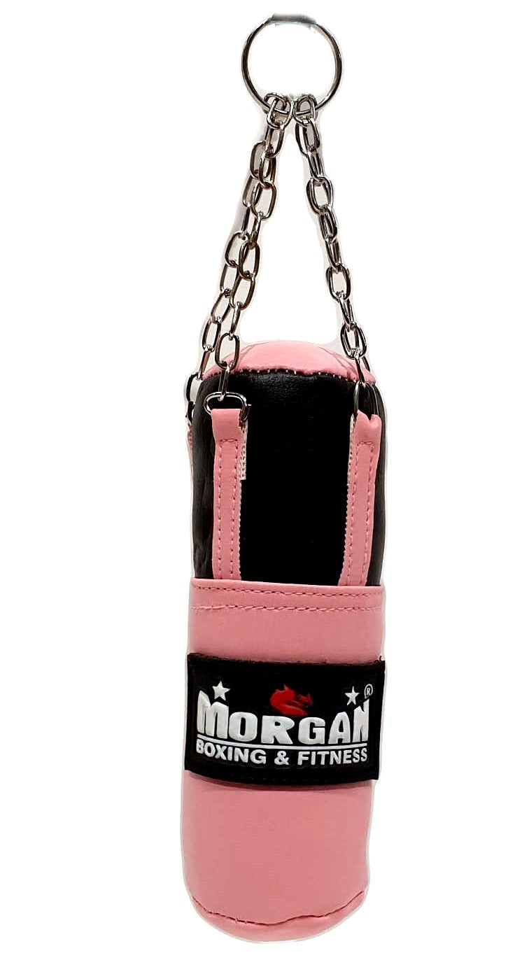 MORGAN MINI PUNCH BAGS | BOXING KEYRING & ZIPPER ACCESSORY NOVELTY GIFT