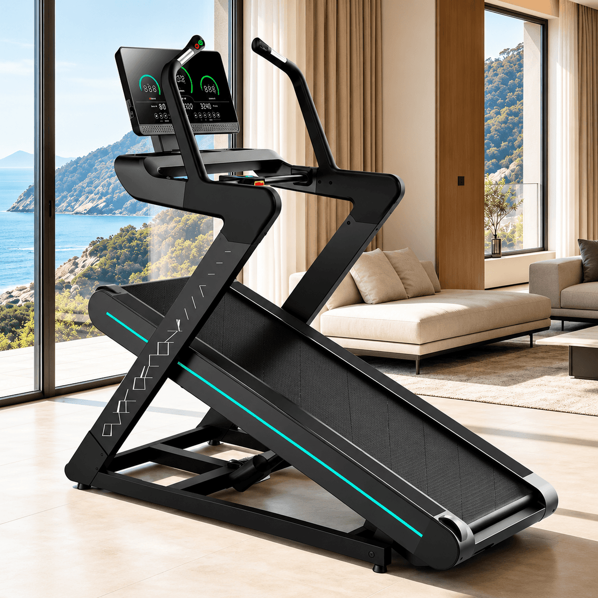 Pure Design Alpine Treadmill | 40% Incline & 3.0HP Motor