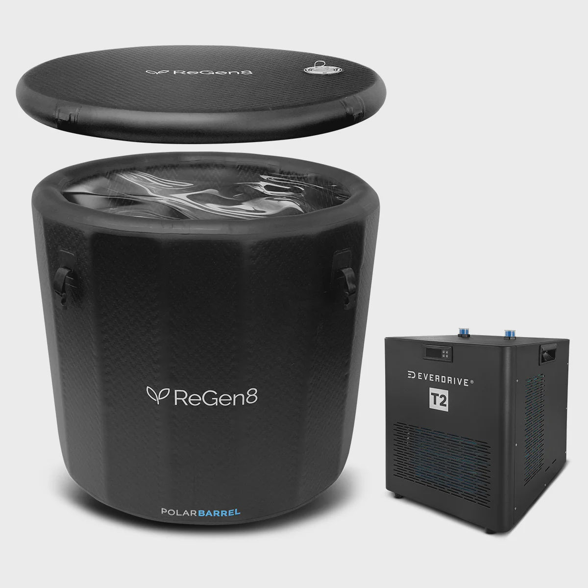 ReGen8 Polar Barrel Cold Plunge Ice Bath With T2 Chiller Unit