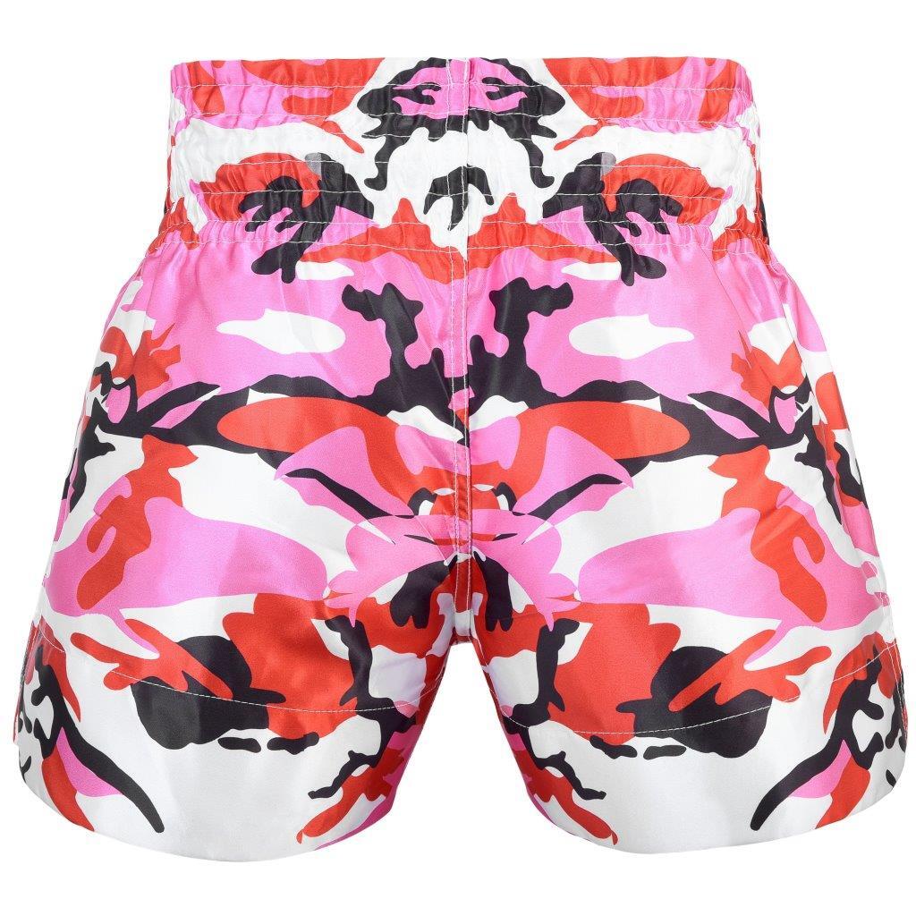 MORGAN PINK DIABLA CAMO WOMEN'S MUAY THAI SHORTS