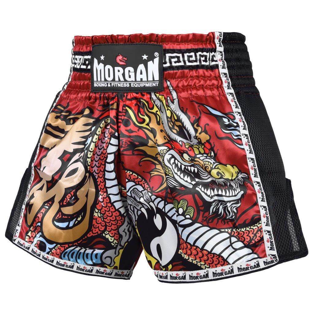 MORGAN RED DRAGON MUAY THAI SHORTS