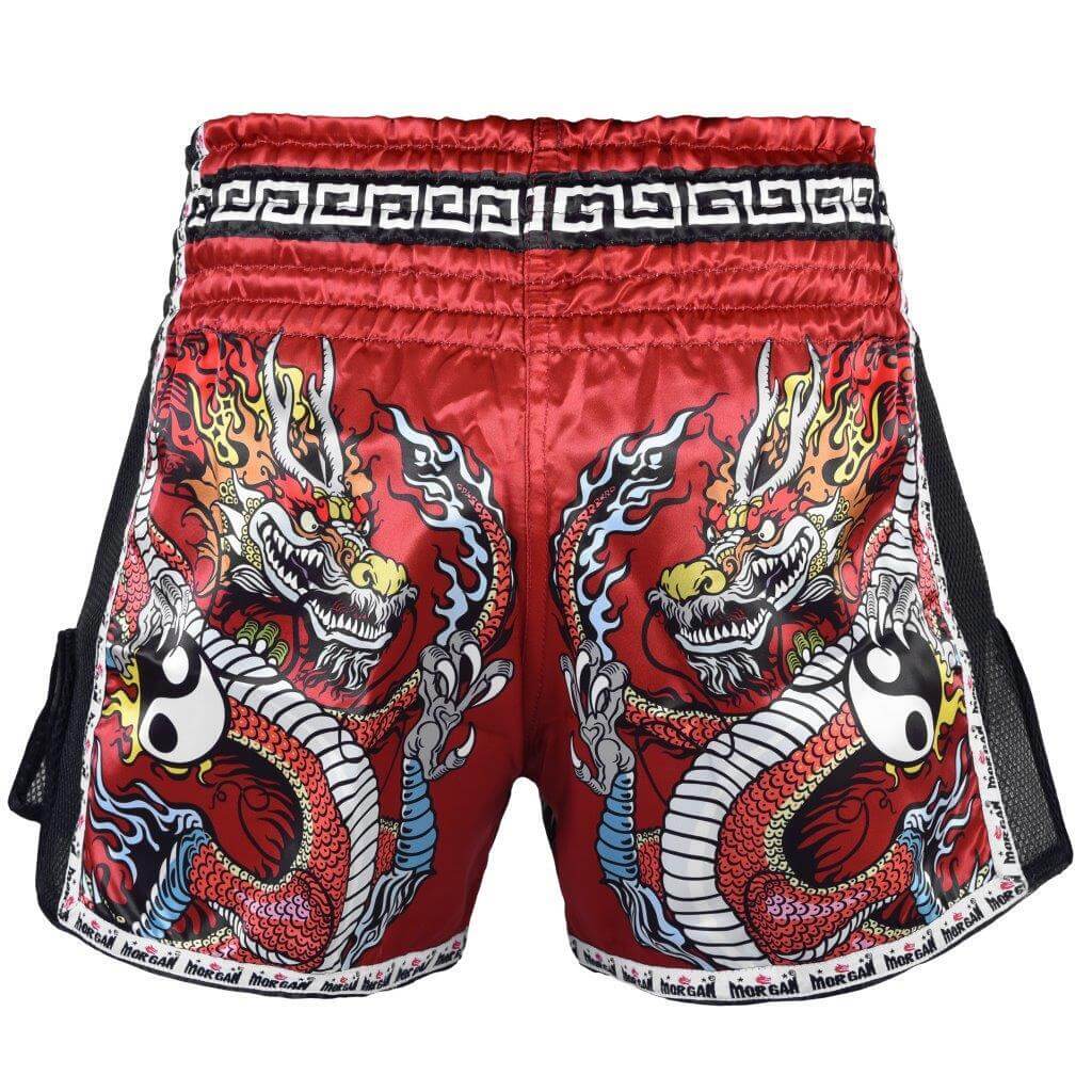 MORGAN RED DRAGON MUAY THAI SHORTS