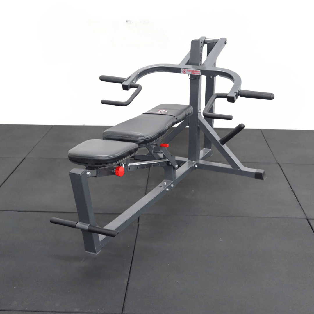 HEAVY DUTY LEVERAGE CHEST-SHOULDER-BACK BENCH PRESS MACHINE