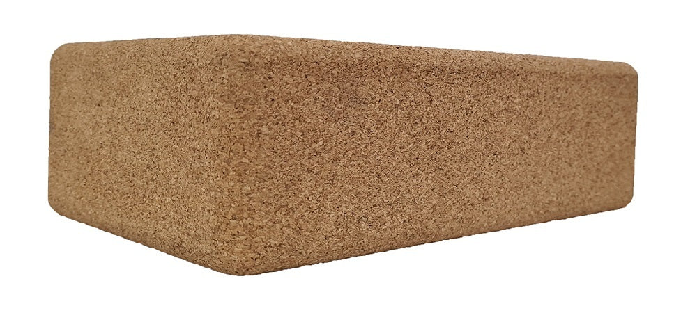 MORGAN NATURAL CORK YOGA BLOCKS | ECO-FRIENDLY HIGH-DENSITY YOGA & MEDITATION PROPS