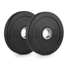 Premium-Grade Colour Bumper Plates, 2.5kg (PAIR), Black