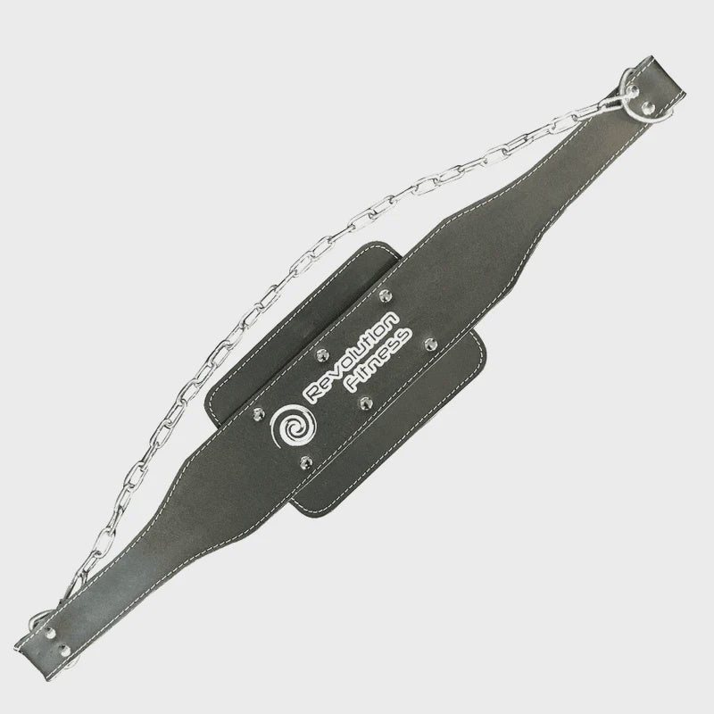 REVOLUTION LEATHER DIP BELT with CHAIN