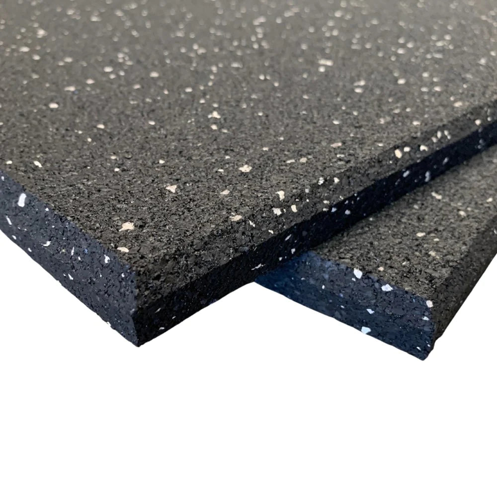 Edge Commercial-Grade Non-Toxic Compressed Rubber Floor Tiles (1m x 1m x 15mm), choose design below