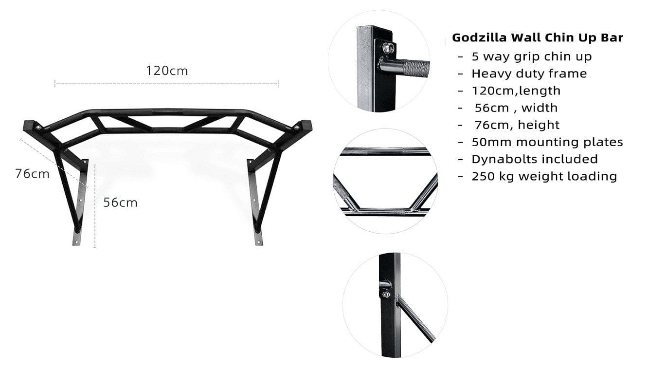 ON SALE - Godzilla 5-Way Chin Up Bar - Musclemania Fitness MegaStore