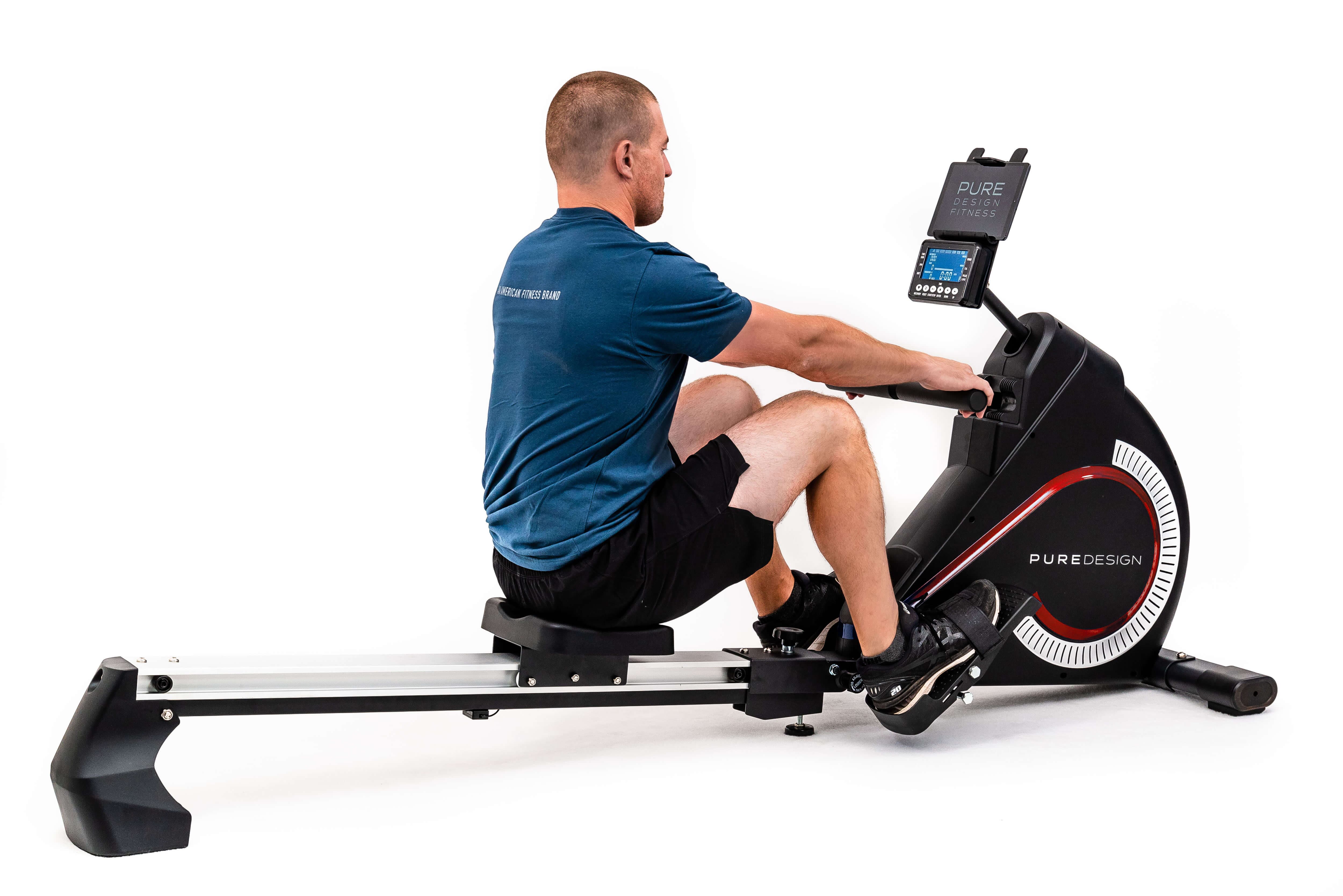 SHOWROOM MODEL SPECIAL: Pure Design Specialist Range - PR4S Magnetic Rowing Machine (Red)