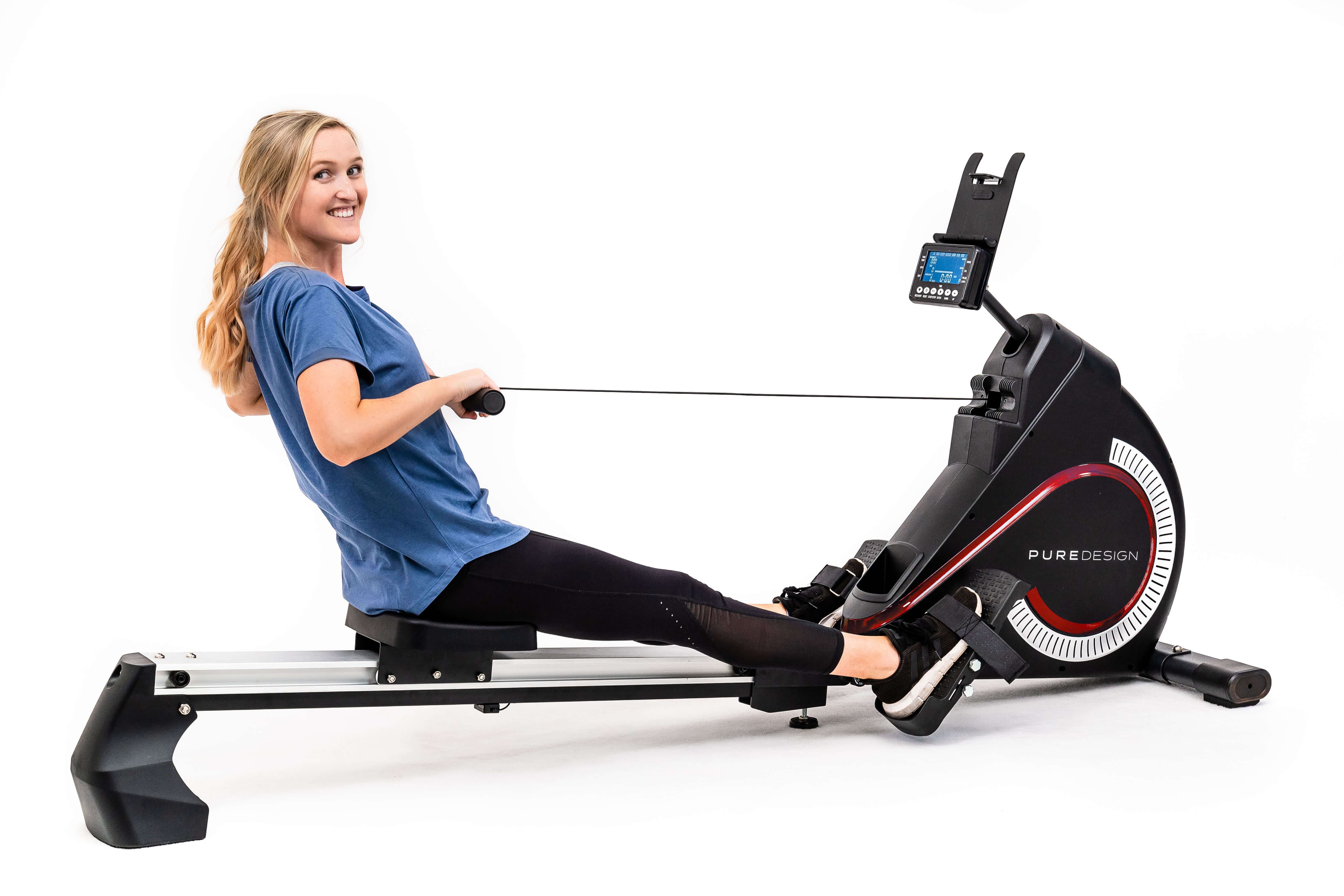 SHOWROOM MODEL SPECIAL: Pure Design Specialist Range - PR4S Magnetic Rowing Machine (Red)