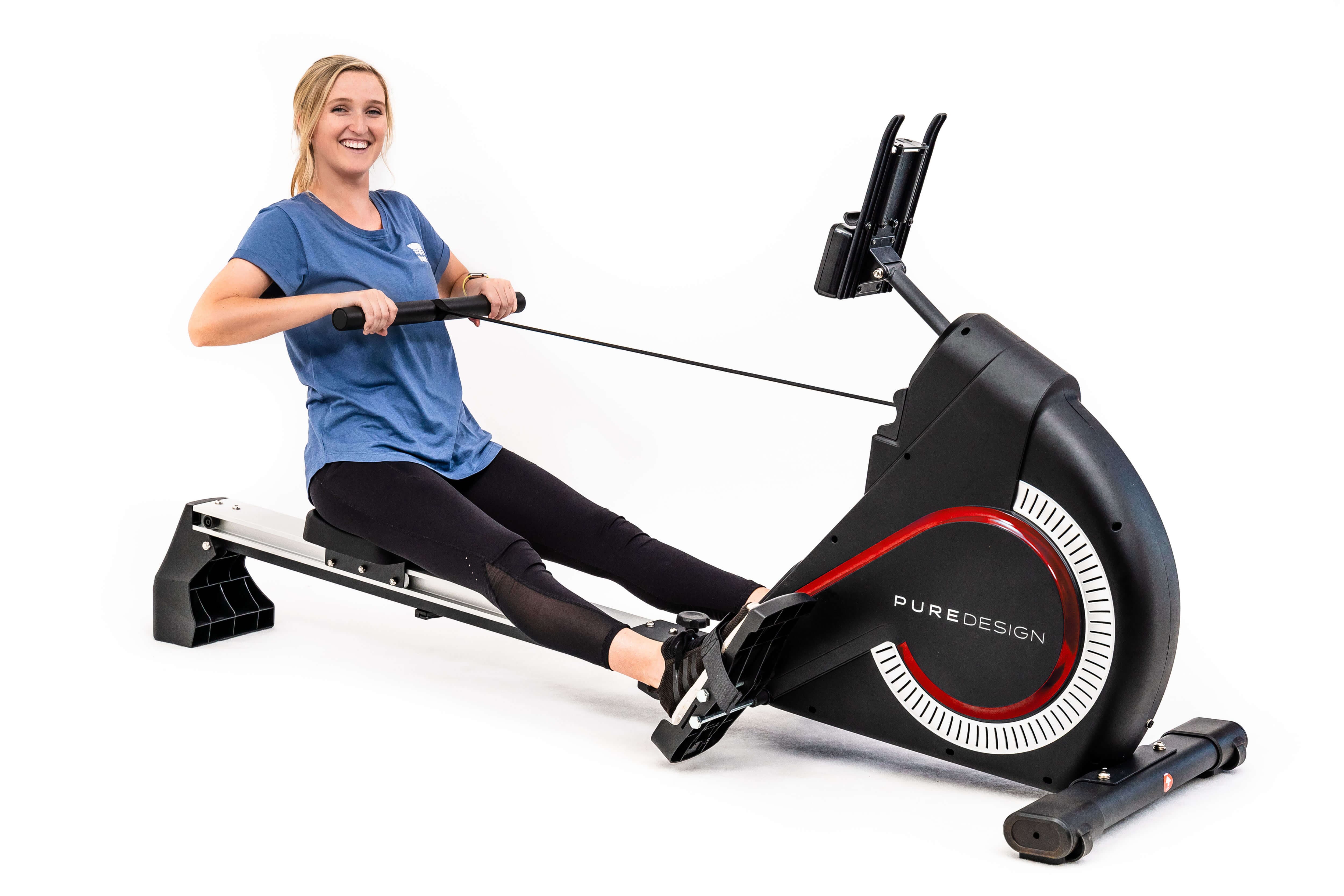 SHOWROOM MODEL SPECIAL: Pure Design Specialist Range - PR4S Magnetic Rowing Machine (Red)