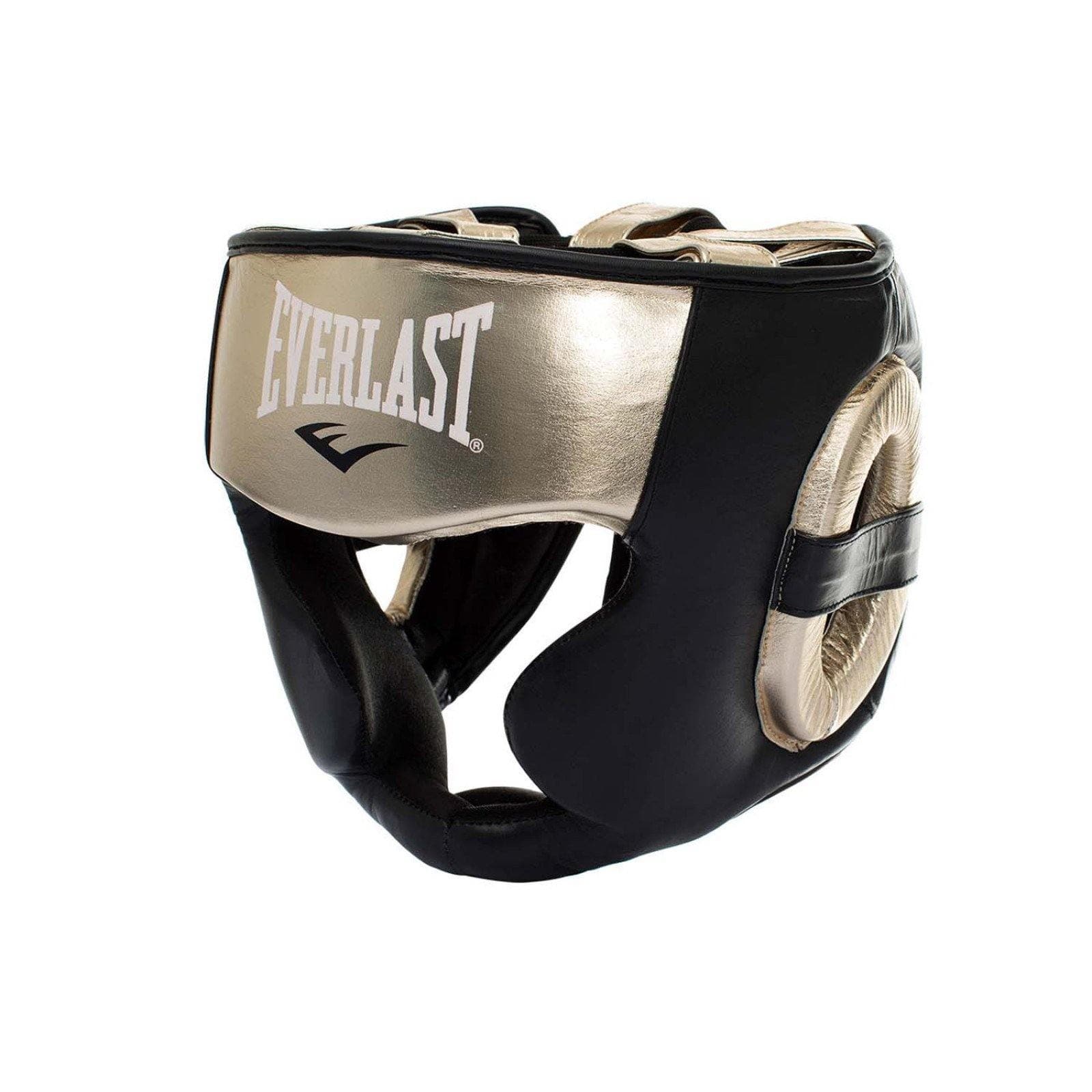 EVERLAST CONTENDER PRO LEATHER HEADGEAR - Musclemania Fitness MegaStore