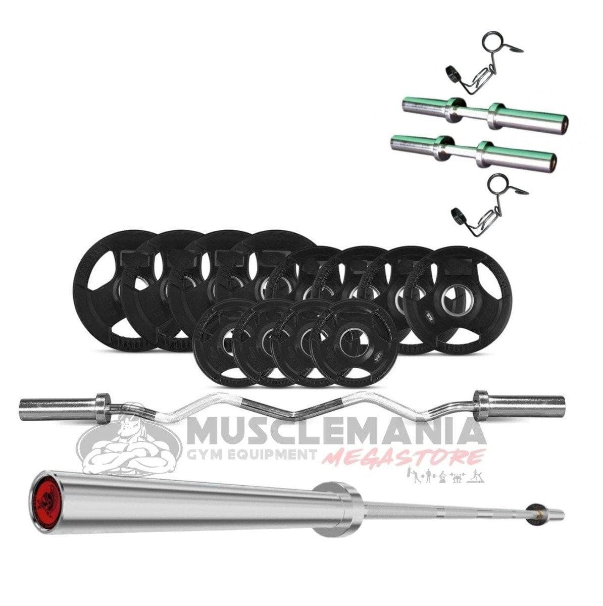 200 Kg Rubber Olympic Weight Package